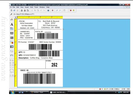 barcode label design. Barcode Label Design