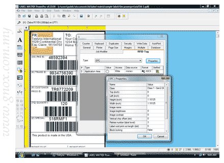 barcode label software. TEKLYNX LABEL MATRIX Barcode