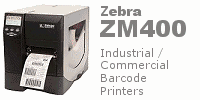 ZebraZM400 Barcode Printer